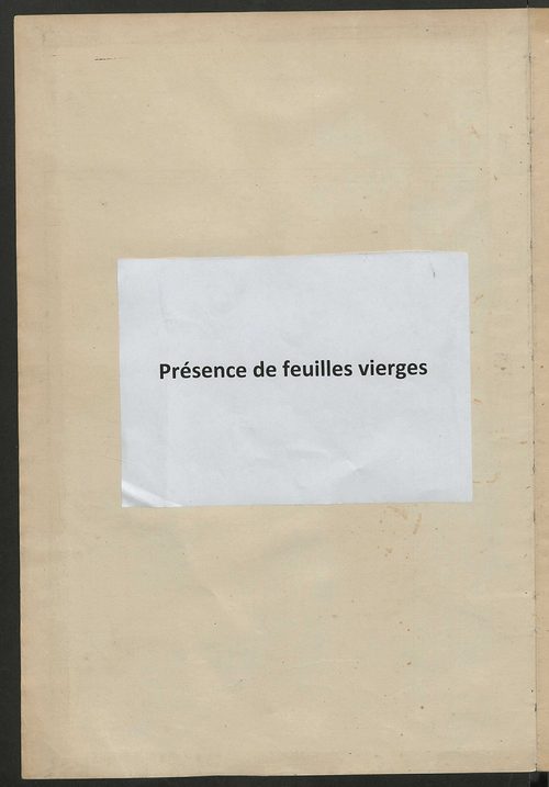 Matrice des propriétés non bâties, fol. 1 à 600.