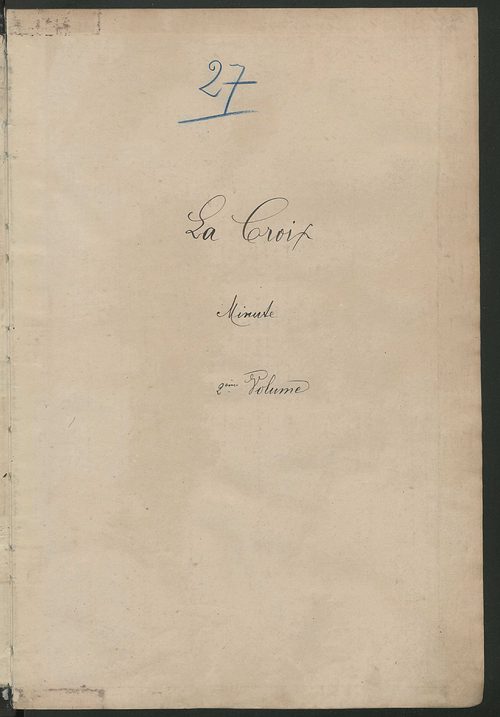 Matrice des propriétés non bâties, fol. 1 à 600.