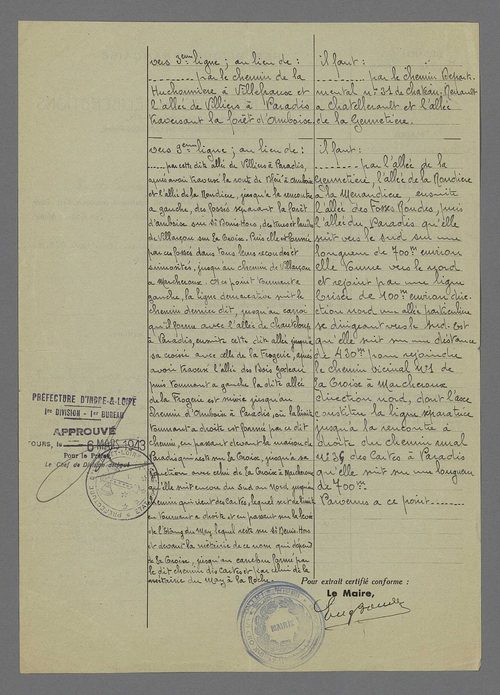 La Croix-en-Touraine (1823, 1942)