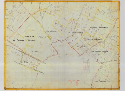 Section AM, AN et AP, feuille 19