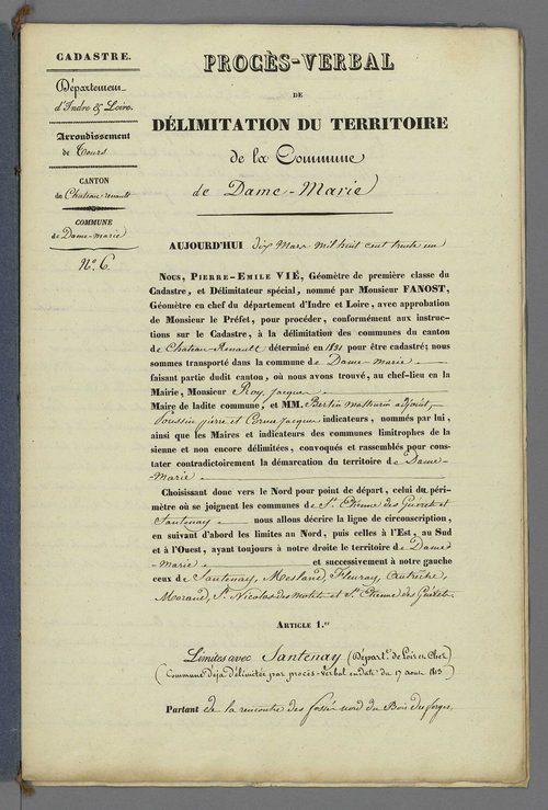 Dame-Marie-les-Bois (1831)
