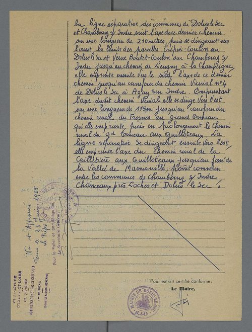 Dolus-le-Sec (1824, 1958)