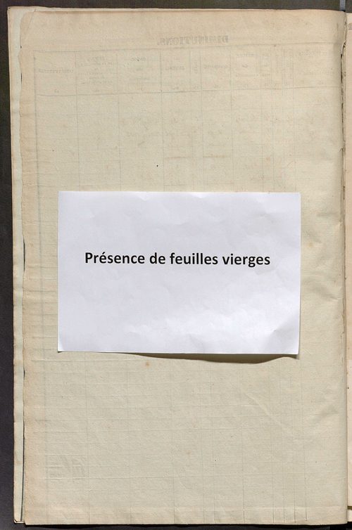 Matrice des propriétés foncières ; registre présentant les augmentations et les diminutions survenues dans les contenances et les revenus portés sur les matrices cadastrales, 1836-1914 ; récapitulation des contenances et des revenus imposables, 1834 ; tab