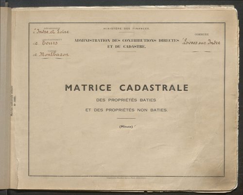 Table des comptes de la matrice. Comptes actifs personnes morales et A - Bes.