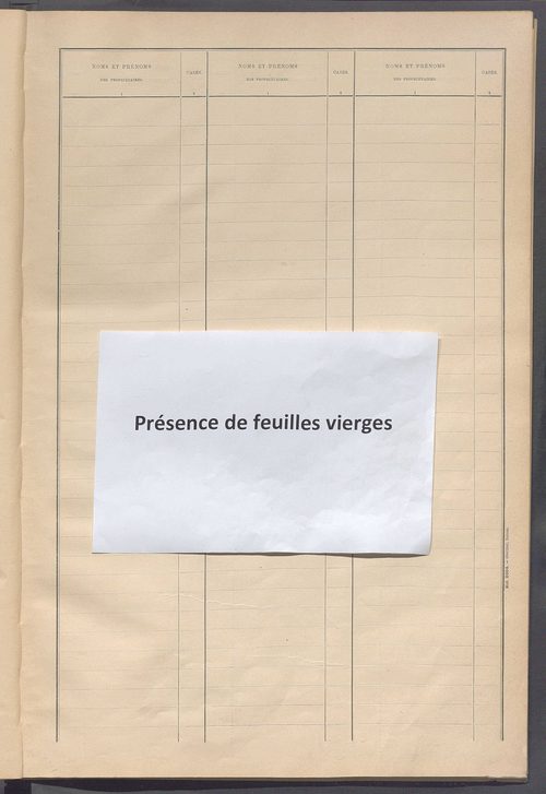Matrice des propriétés bâties ; récapitulation ; table alphabétique des propriétaires.