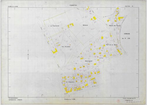 Section BI , feuille 1a