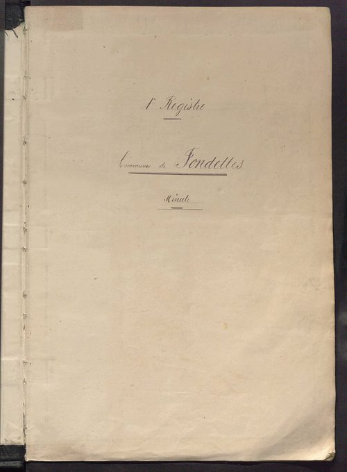 Matrice des propriétés non bâties, fol. 1 à 600.