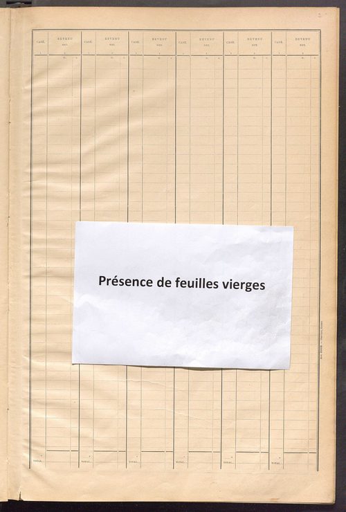 Matrice des propriétés bâties ; récapitulation ; table alphabétique des propriétaires.