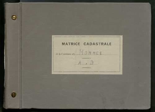 Table des comptes de la matrice. Comptes actifs personnes morales et A - D.