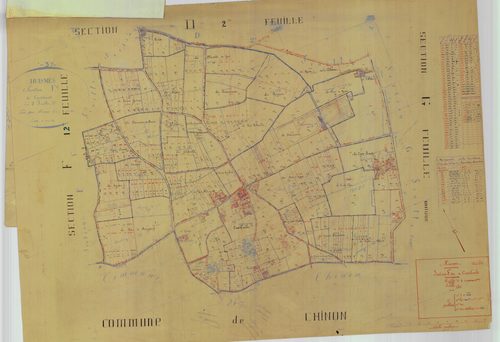 Section F, feuille 1