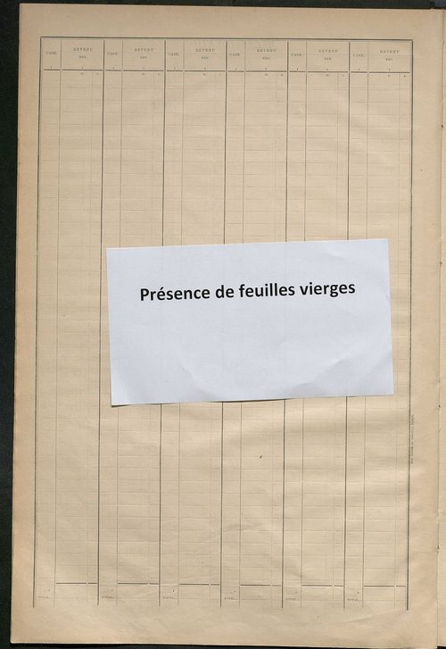 Matrice des propriétés bâties ; récapitulation ; table alphabétique des propriétaires.
