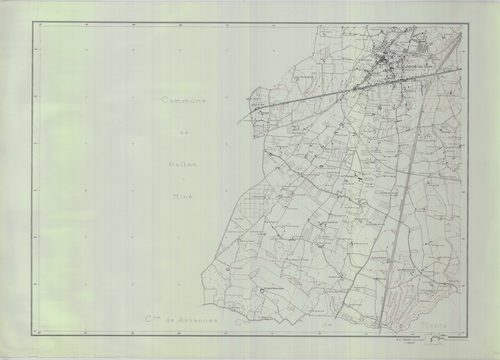 Groupement d'urbanisme de Tours, planche 5 : Joué-lès-Tours (1957)