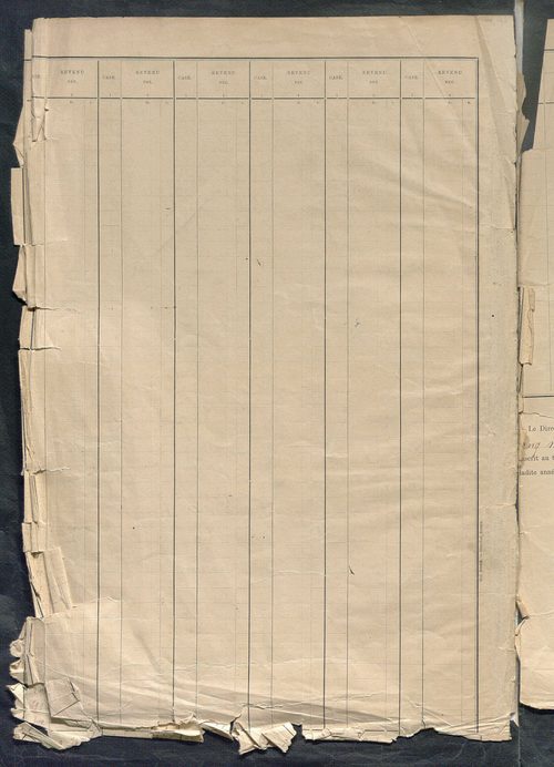 Tableau présentant la valeur locative réelle, le revenu net imposable et le nombre de propriétés bâties ; récapitulation ; table alphabétique des propriétaires ; matrice des propriétés bâties, cases 1 à 624.