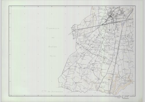 Groupement d'urbanisme de Tours, planche 8 : Joué-lès-Tours (1962)