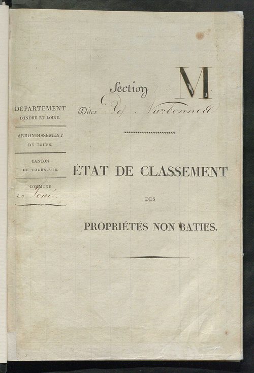 Sections M à R.