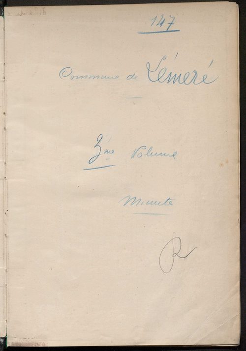Matrice des propriétés non bâties, fol. 1087 à 1481.