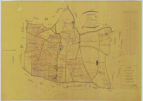 Section E, feuille 1