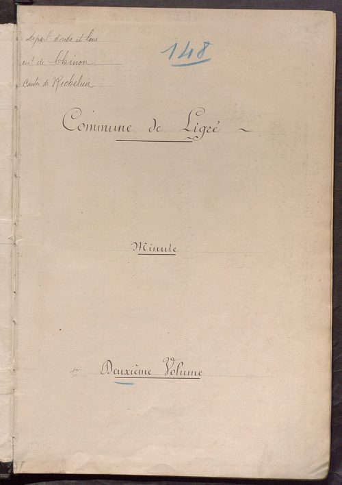 Matrice des propriétés non bâties, fol. 1 à 600.