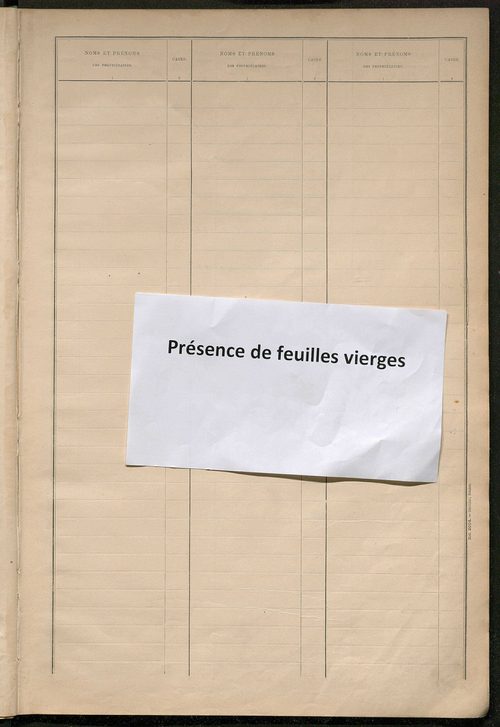 Matrice des propriétés bâties ; récapitulation ; table alphabétique des propriétaires.
