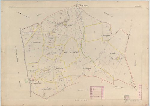 Section AE, feuille 1