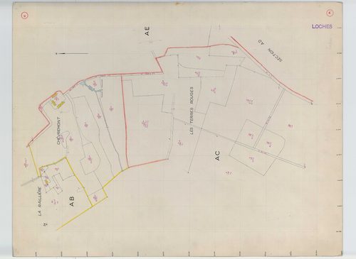 Sections AB, AC, plan 4