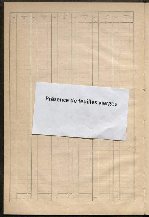 Matrice des propriétés bâties ; récapitulation ; table alphabétique des propriétaires.