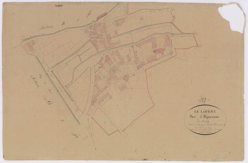 Plan d'alignement, développement section G