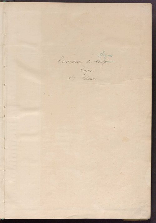 Matrice des propriétés non bâties, fol. 2295 à 2396.