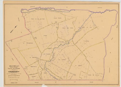 Section AR, feuille 1bis