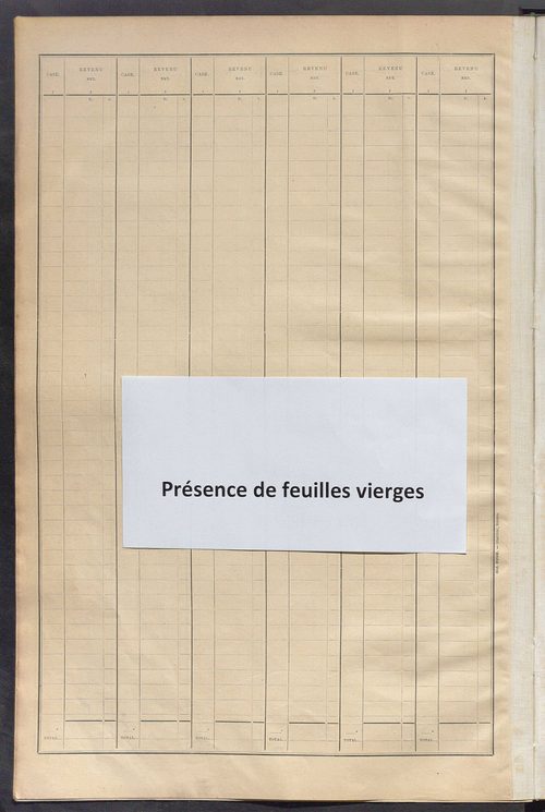 Matrice des propriétés bâties ; récapitulation ; table alphabétique des propriétaires.