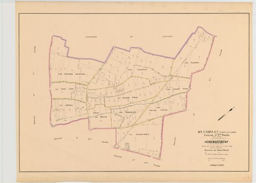 Section GR, feuille 1