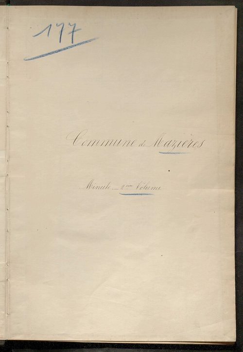 Matrice des propriétés non bâties, fol. 493 à 673.