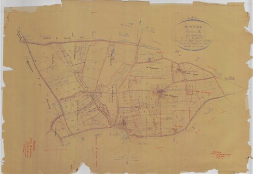 Sections K et J, feuilles 1b et 1b
