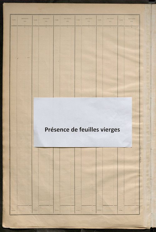 Matrice des propriétés bâties ; récapitulation ; table alphabétique des propriétaires.