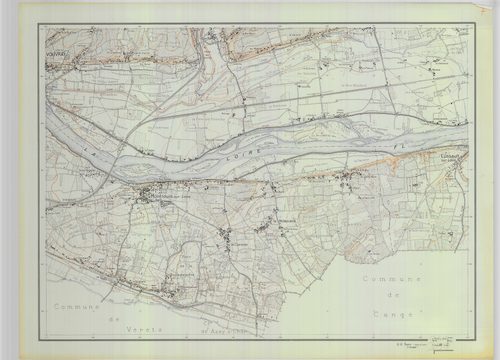 Groupement d'urbanisme de Tours, planche 10 : Lussault-sur-Loire, Montlouis-sur-Loire, Noizay, Vernou-sur-Brenne, Vouvray (1963)