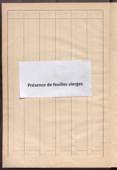 Matrice des propriétés bâties ; récapitulation ; table alphabétique des propriétaires.