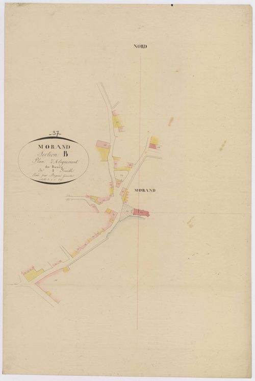Plan d'alignement, développement section B