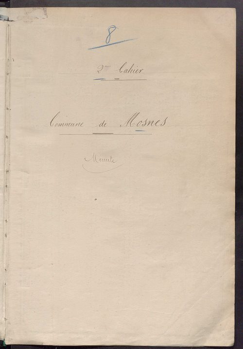 Matrice des propriétés non bâties, fol. 489 à 1088.