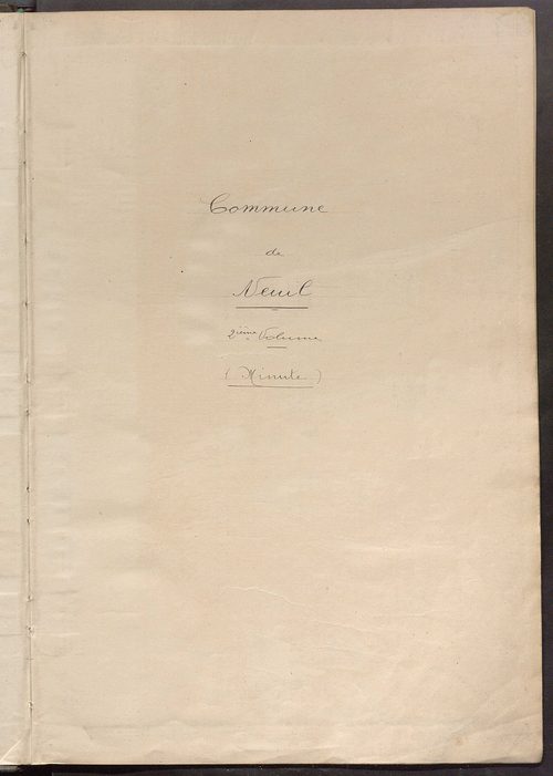 Matrice des propriétés non bâties, fol. 489 à 688.