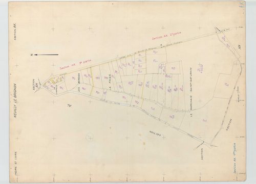 Section AK, feuille 1a