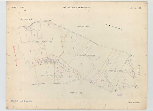 Section AE, feuille 1b