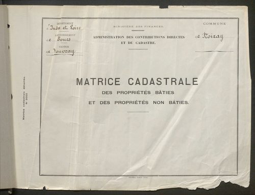Table des comptes de la matrice. Comptes actifs personnes morales et A - B.