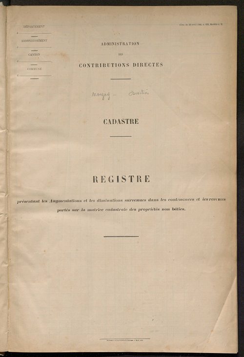 Matrice des propriétés foncières, fol. 2177 à 2291 ; table alphabétique des propriétaires.