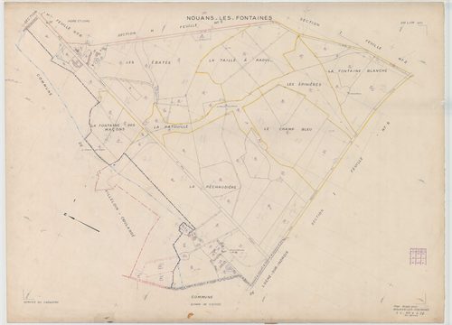 Section I, feuille 1