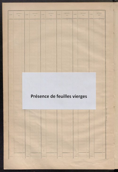 Matrice des propriétés bâties ; récapitulation ; table alphabétique des propriétaires.
