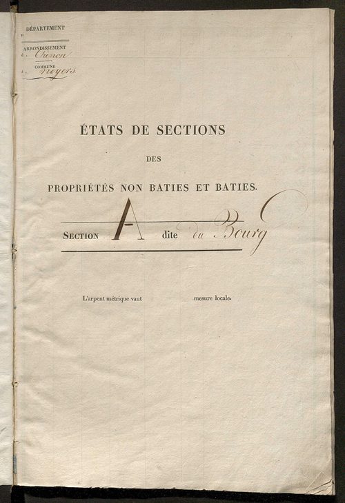 Sections A et B.