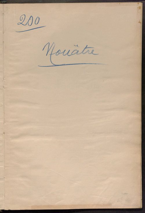 Matrice des propriétés bâties ; récapitulation ; table alphabétique des propriétaires.