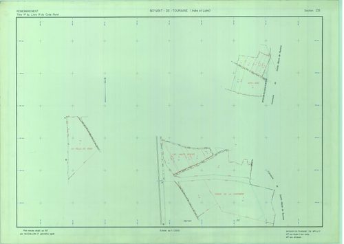 Section ZB, feuille 1a