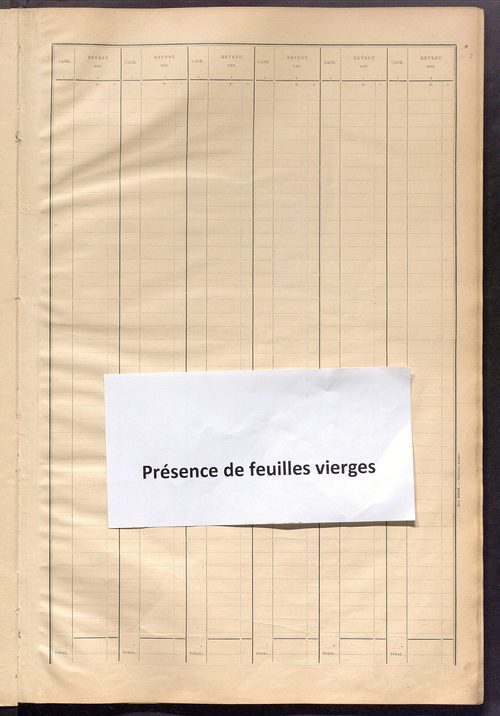 Matrice des propriétés bâties ; récapitulation ; table alphabétique des propriétaires.