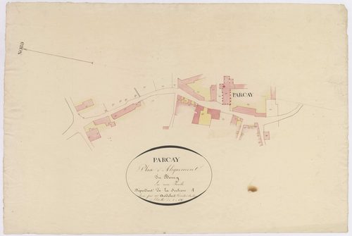 Plan d'alignement, développement section A